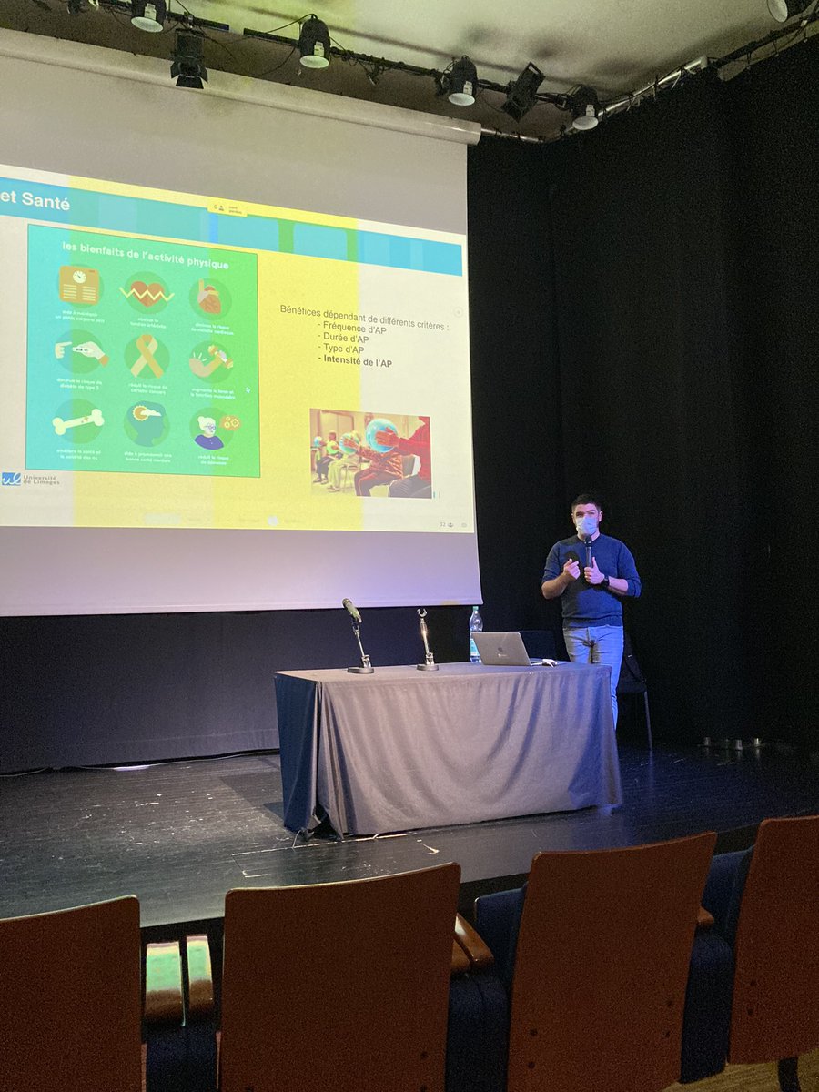 DavietJeanChris's tweet photo. 🤸🏼‍♂️ passionnante conférence interactive sur l’activité physique et santé

😡 un grand moment de sédentarité 😂

 @BfmLimoges @VilleLimoges87 @LaboHavae @unilim 
@be_borel @SMandigout https://t.co/mLR7Xu6naR