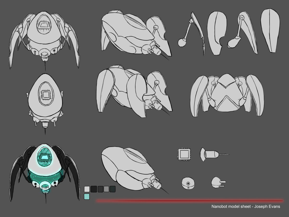 FreemanArt1's tweet photo. Forgot to upload this commission work I created. It's some concepts for an isometric tower defence game thats meant to be inside a body as it defends it's self against viruses and diseases. (Part 1/2)
#conceptart #DigitalArtist #creaturedesign #gameart https://t.co/5tEoVLnl3b