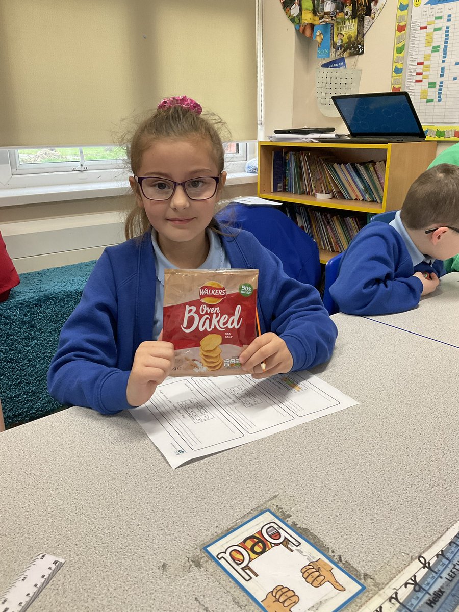 Class3wade's tweet image. As part of our Design Technology work, we have been looking at the labels on food packaging.  We have read the different ‘traffic lights’ to help us to make healthy choices.  A really enjoyable lesson 3W - well done!