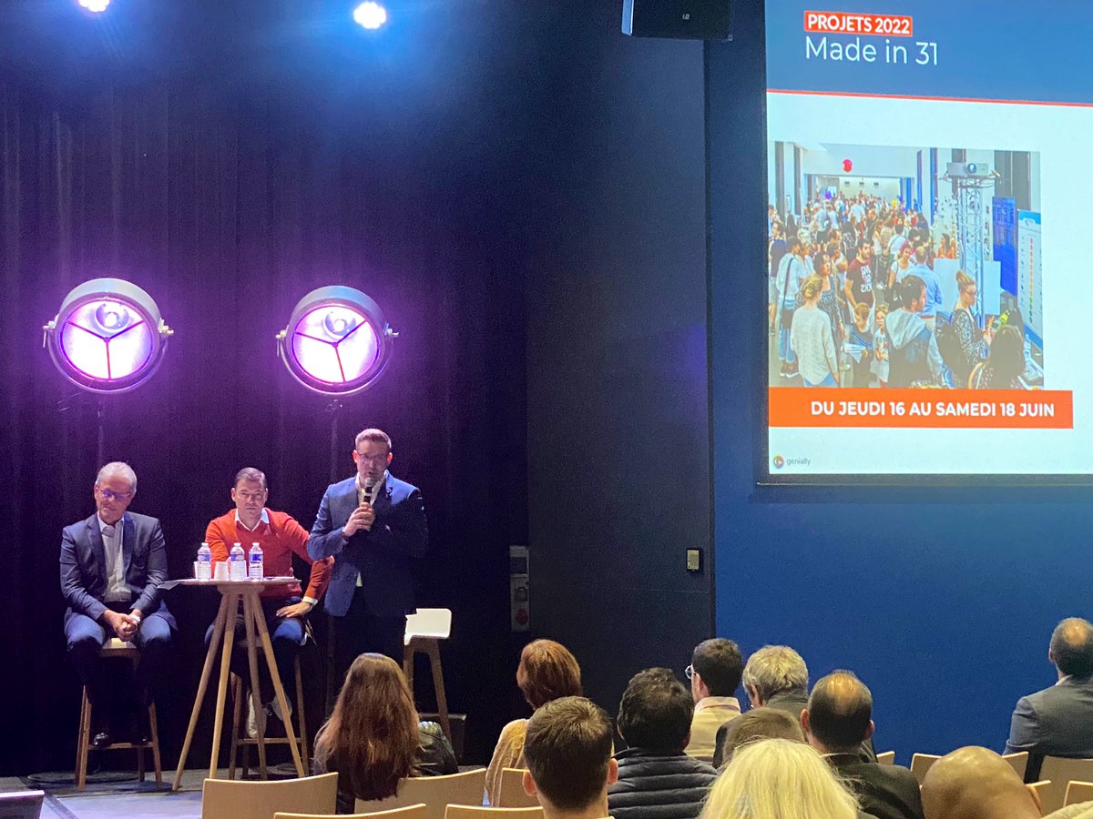 CPME31 (@cpme31) on Twitter photo 🎉 MADE IN 31 : Le festival de l’entrepreneuriat en Haute-Garonne
📣 Expliqué par <a href="/Julien_Rigole/">Julien Rigole-Montagut</a> lors de la #conventionCPME31
Un événement BtoB et BtoC qui aura lieu sur 3 jours du jeudi 16 au samedi 18 juin 2022 !
📲 Restez connectés 🎉 MADE IN 31 : Le festival de l’entrepreneuriat en Haute-Garonne
📣 Expliqué par <a href="/Julien_Rigole/">Julien Rigole-Montagut</a> lors de la #conventionCPME31
Un événement BtoB et BtoC qui aura lieu sur 3 jours du jeudi 16 au samedi 18 juin 2022 !
📲 Restez connectés