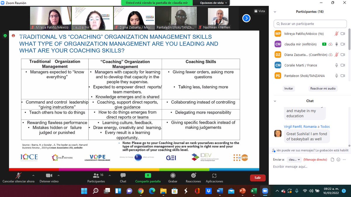 IOCE_eval's tweet photo. Participants from Romania, Nepal, Kenya, Tanzania, Yemen, Croatia, Nigeria, Liberia, Canada, Australia, and Jamaica joined their first #CoachingSession on Strategic Planning Skills at the  #VOPEBootCamp

🔥VOPEs' leaders can also be coaches! Thanks for sharing your vision ! https://t.co/sppZaZfNE8