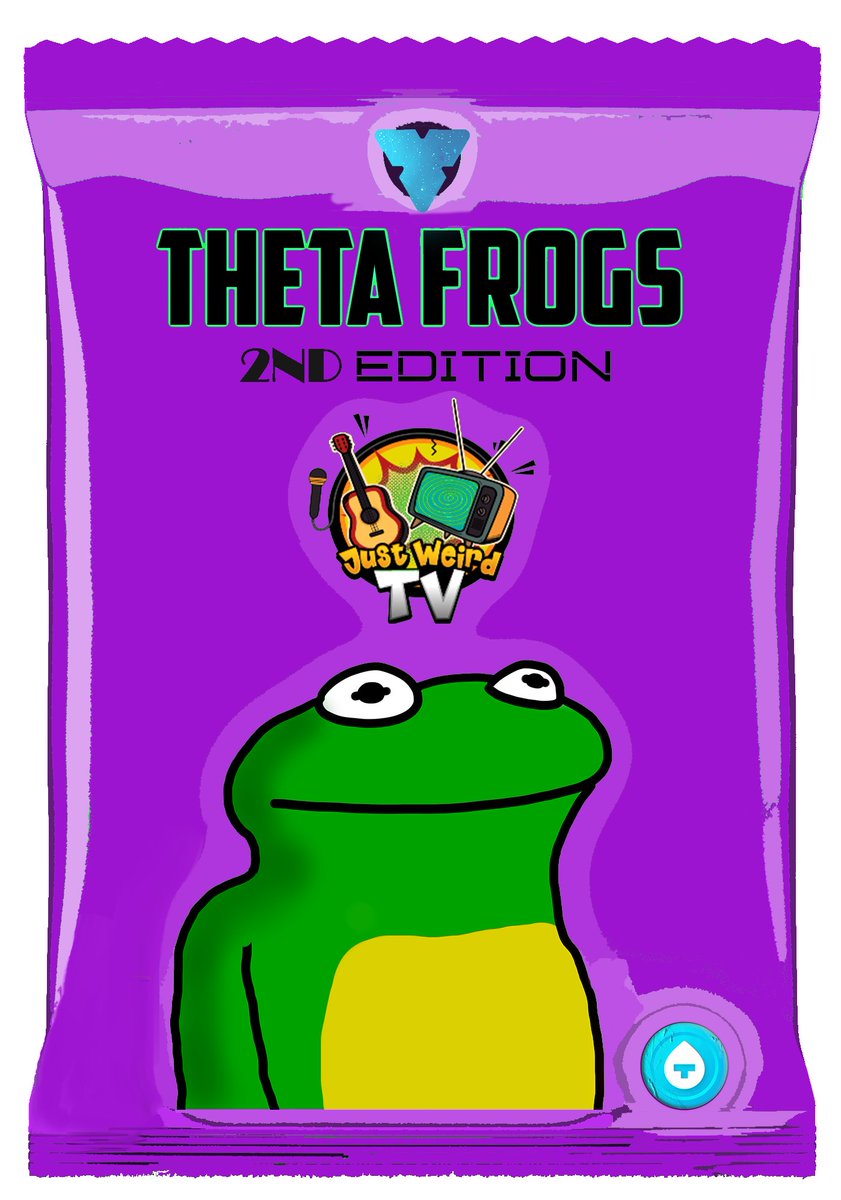 JoeyWintART's tweet photo. Who is ready for @thetafrogs #2ndedition ??? LETS GOOOOO!! 2500 Packs, $50 dollars per pack! This is going to be sick!  Nice work @thetadrop and @justweirdtv !!! https://t.co/fZVsjz7IwN