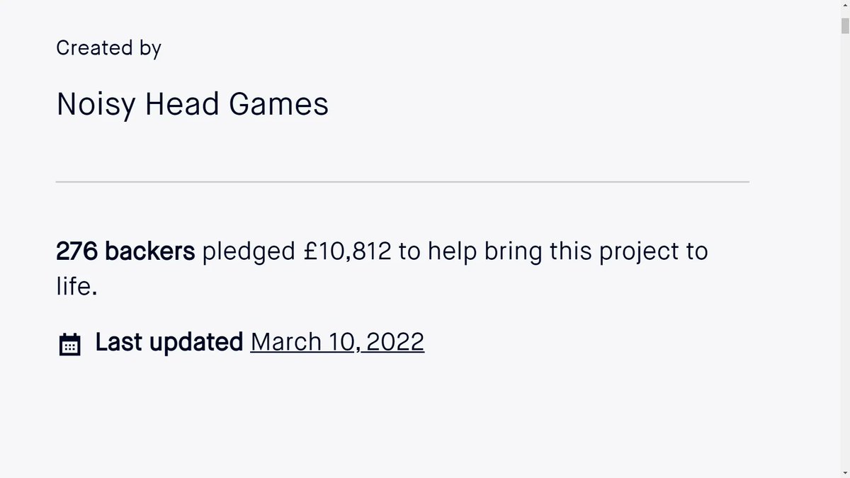And that's a wrap! We ended at 135% funded 🥳

I'm so unbelievably humbled by the support shown over the last month, thank you all so much for everything ♥️