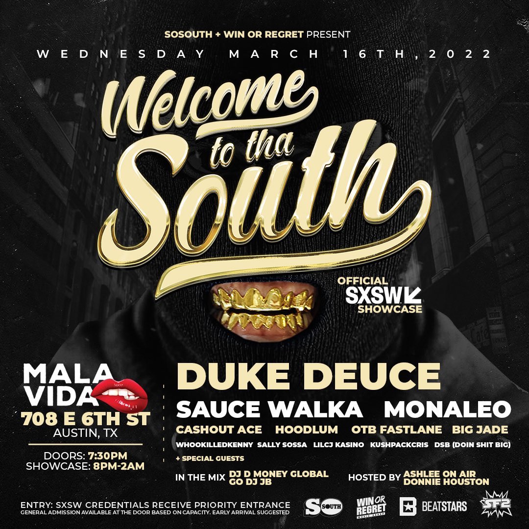 WELCOME TO THA SOUTH 

Oooooweeeeeee