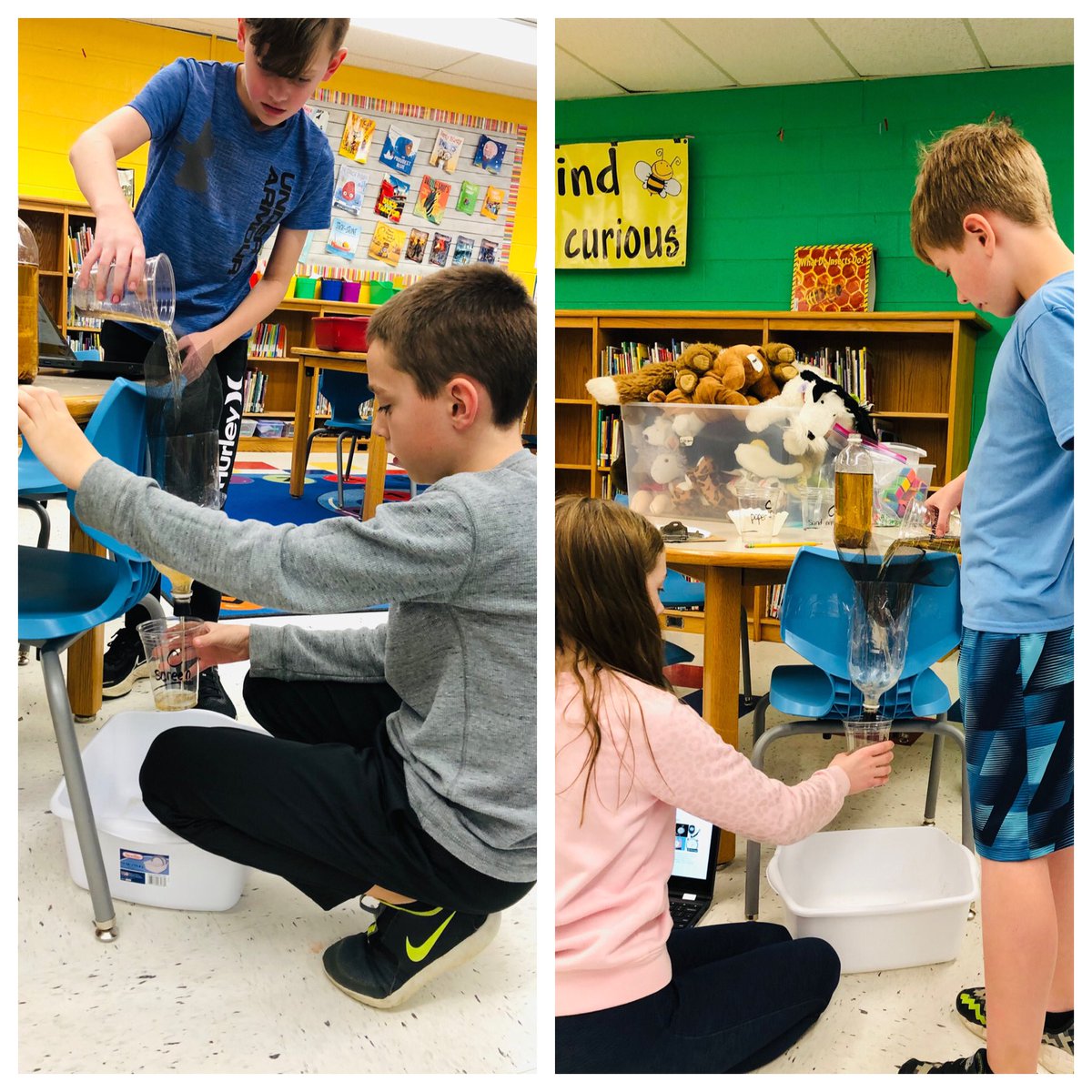 iLEAD students <a href="/BelviewBees/">Belview Elementary</a> are enjoying testing water filter materials as part of the Engineering Unit: Water, Water Everywhere <a href="/MCPS_VA_Gifted/">MCPS_VA Gifted</a>