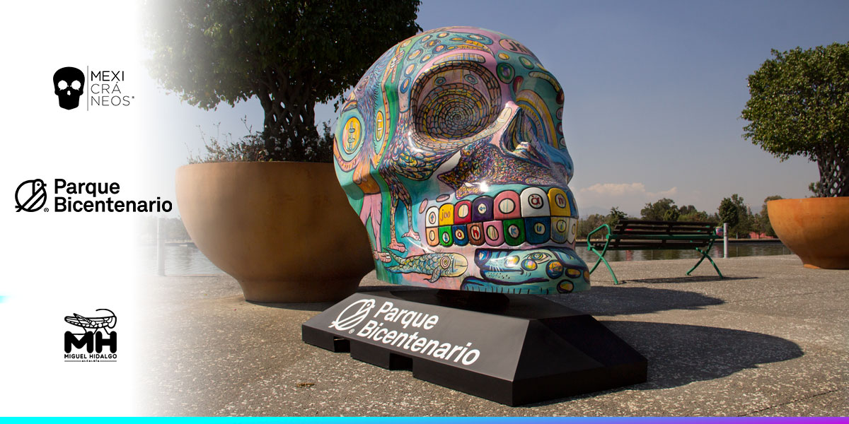 mexicraneos's tweet photo. ¡Totalmente Gratis! Puedes acceder al @PBicentenarioMX y disfrutar de nuestra exposición de 100 cráneos monumentales.

En la foto: Todos somos iguales ngususnjkuañánngatsiñaa por Filogonio Naxin | @FilogonioNaxin
#mexicráneos #parquebicentenario #artemexicano #exposicionescdmx https://t.co/CeO8BW9l8J