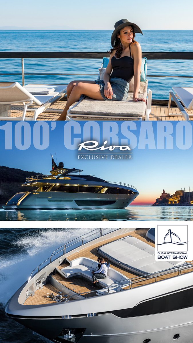 ExecutiveYacht's tweet photo. This week at the Dubai International Boat Show. #ferrettigroup #dubai #yacht #yachtforsale #luxury #boatshow #rivayacht #pershingyacht #customline https://t.co/SmjvA9PxHN