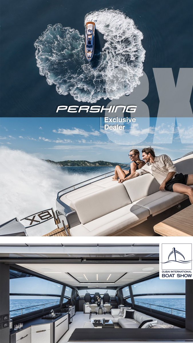 ExecutiveYacht's tweet photo. This week at the Dubai International Boat Show. #ferrettigroup #dubai #yacht #yachtforsale #luxury #boatshow #rivayacht #pershingyacht #customline https://t.co/SmjvA9PxHN