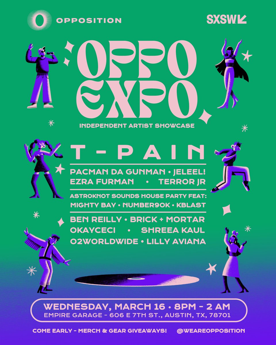DIMM_ent's tweet photo. .@brickandmortar is playing @WeAreOpposition's @sxsw showcase on March 16th at the @EmpireATX! #OPPOEXPO #SXSW https://t.co/cukkP9OAQ5