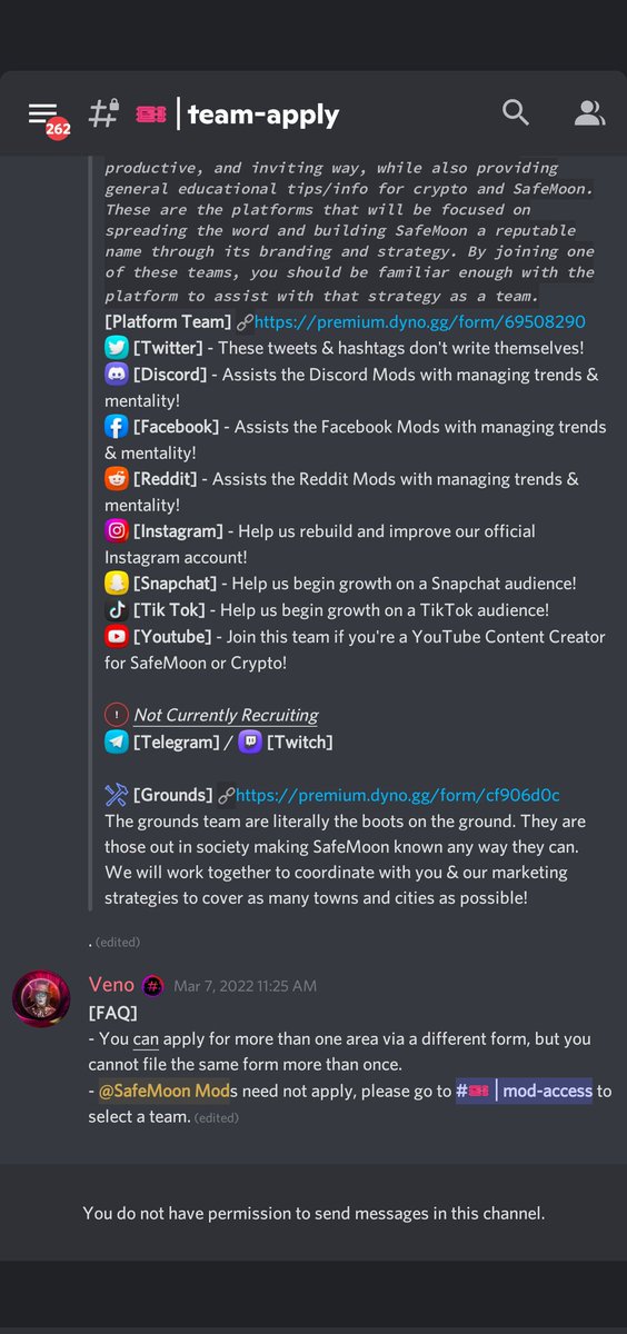 Morgan_MLE's tweet photo. Community UNITY expansion underway .... Check out the discord tab - secret to get ahead of the game while it is building .... #SAFEMOON #WeRiseTogether #SafemoonDiscord #SafemoonFam #Safemoon32 https://t.co/UME3rxlfJi