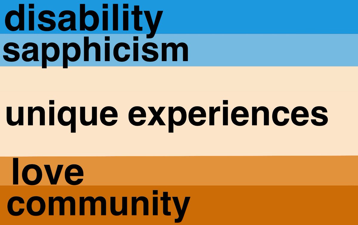 [ABLEBODIED AND/OR NOT SAPPHIC PEOPLE RT]

Introducing the wallflower flag! For any and all physically disabled sapphics. Anyone who is wlw/nbylw and physically disabled can use. [explanation below]