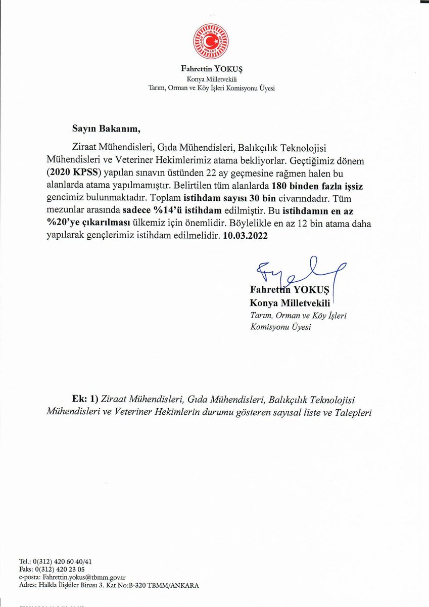 FahrettinYokus's tweet photo. Yeni atanan Tarım Bakanı Sn. @VahitKirisci'ye TBMM Tarım, Orman ve Köyişleri Komisyonu olarak "HAYIRLI OLSUN" ziyaretinde bulunduk.
🌿Kendisine, Genel Başkanımız Sn. @meral_aksener'in önerilerini ve atama bekleyen gençlerimizin taleplerini ilettim. https://t.co/Hjit2WWVAj