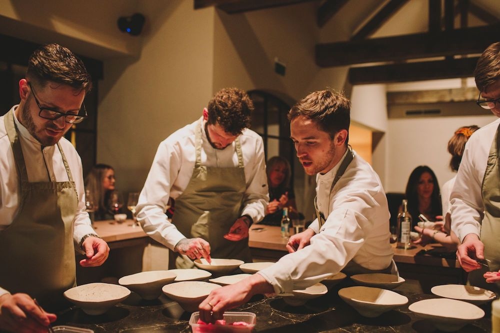 HamptonManor's tweet photo. Service, please! Such a joy welcoming guests to discover @grace_and_savour after all of the imagining.

#graceandsavour #newopening #workinprogress #abundanceinnature #flavourforward #walledgardenrestaurant #walledgarden #homegrown https://t.co/XhUOlrm39c
