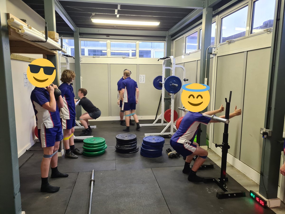 Great #MBSportAcademy session with #MBRugby this evening. Working on squat progressions. All at different stages and levels but looking to build strong fundamentals and quality of movement. #strengthandconditioning #sandc #weightlifting