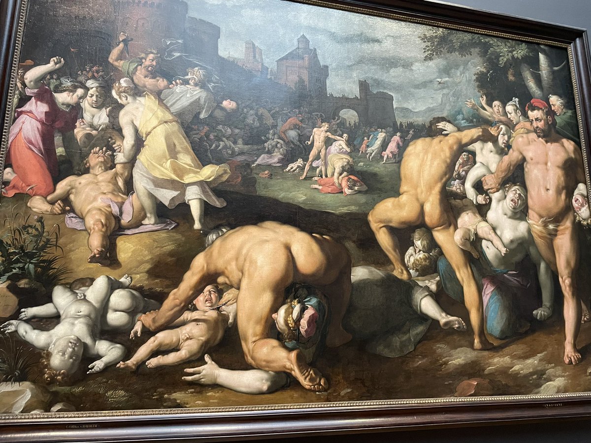 BooksPast's tweet photo. Why is this massacre so SEXY?!?? Like srsly wtf Cornelius van Haarlem (1563-1638) https://t.co/mir1ERVavi