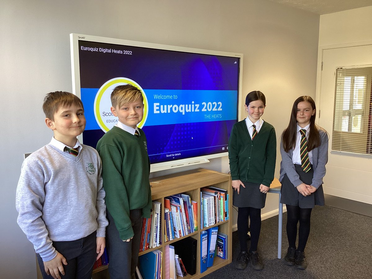Congratulations to our Euroquiz team. Delighted to be selected to represent @EducationMoray in the finals. 
@SEET_scotland