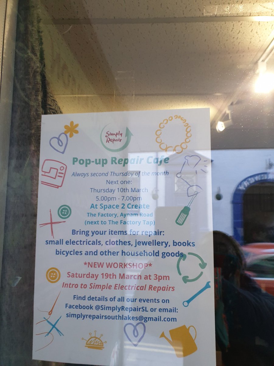 elmers87's tweet photo. Twas merely a scratch! So great to have these trousers that have seen A LOT of adventures ready for more!

Huge thanks to the awesome folk at the Simply Repair South Lakes   pop-up #RepairCafe!

https://t.co/JJo3MJLeMC

#Kendal #MakeThingsLast  #ReduceReuseRepair https://t.co/U9e8jhQJA6