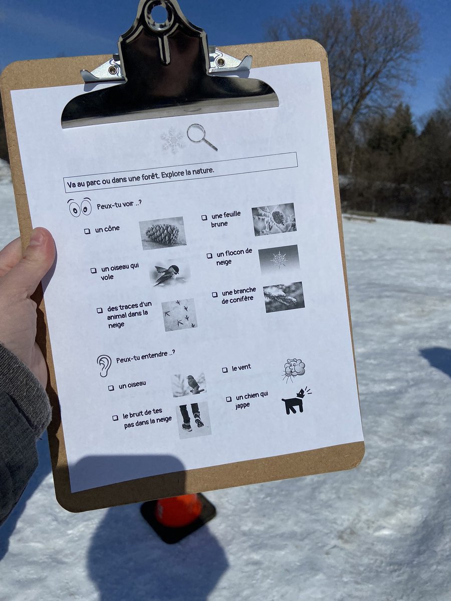tc_shannrichard's tweet photo. Merci #ocsbBonjour pour le chasse aux trésors de la nature! #BeOLMC #ocsb #moisdelafrancophonie https://t.co/0hUyeNhd7Y