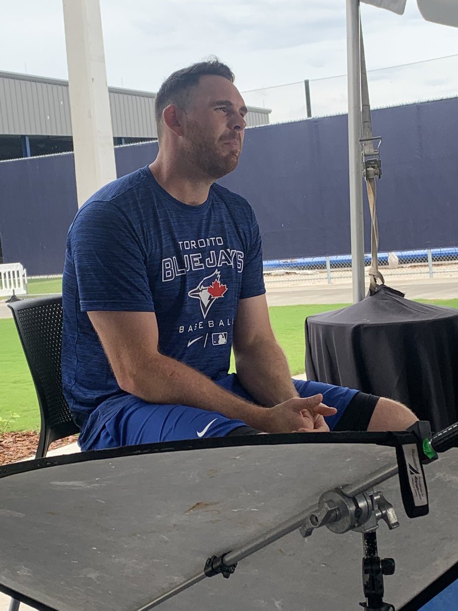 realstevepaine's tweet photo. "I didn't want all that Canadian I learnt go to waste." #joebiagini on returning to #BlueJays https://t.co/J2mQpmjN6q