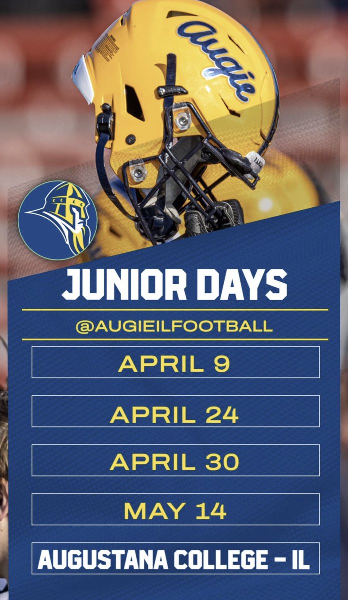 firstoveralldec's tweet photo. Thanks for reaching out @Coach19Bell for the invite to junior day. Excited to see what Augie Football is about!! #TrojanFootball #WEAREDGN @CoachHoreniDGN https://t.co/j8pacXMFkH