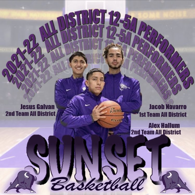 DallasSunsetBball (@sunset_bball) on Twitter photo Congratulations to these boys who have been working hard to change the culture at Sunset. 🦬 🦬 🏀 finished tied for 5th in district 12-5A this year. <a href="/SunsetAthletics/">SunsetBisonAthletics</a> Congratulations to these boys who have been working hard to change the culture at Sunset. 🦬 🦬 🏀 finished tied for 5th in district 12-5A this year. <a href="/SunsetAthletics/">SunsetBisonAthletics</a>