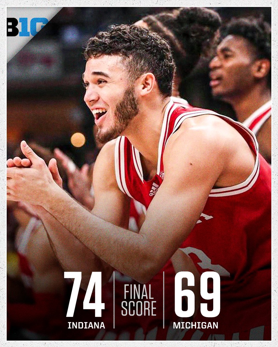 espn's tweet photo. What a comeback!

In a game with huge bubble implications, @IndianaMBB rallies from down 17 late to take down Michigan! https://t.co/NxUmhAIYbQ