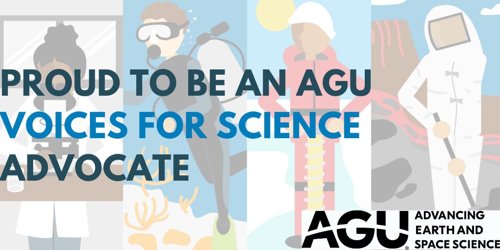 Can you believe it? I've been accepted into the new cohort of <a href="/theAGU/">AGU (American Geophysical Union)</a> Voices for Science program! So excited to get to learn with fellow earth scientists honing their #scicomm skills 🙌🏽