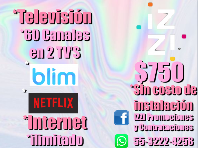 IZZIMX1's tweet photo. Si quieres conseguir las mejores promociones y contrataciones visita nuestro grupo: IZZI PROMOCIONES Y CONTRATACIONES: https://t.co/oKDQXrKPou Si compartes el grupo y te unes a él puedes conseguir increíbles promociones !
55-3222-4258 https://t.co/F9saxuCjmJ