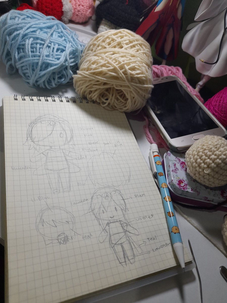mishamiyuki's tweet photo. Another Audition Next Level themed amigurumi. Hair will be huge challenge but I wanna try it. #auditionnextlevel #amigurumi #crochet https://t.co/zRVA14wOeB