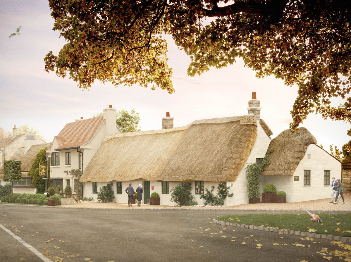 arkleboyce's tweet photo. We are incredibly proud to be working with @andrewpern and the team at the @thestarinnatharome 🌟following the fire damage from late last year. Part of the pub dates back to the 14th century and the property is a clear example of a distinctive cruck-framed building. https://t.co/stZhWbLddB