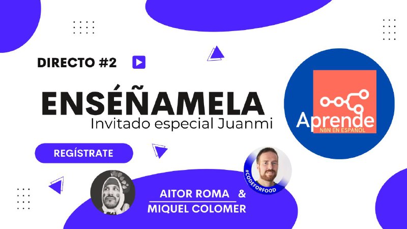 tuxed's tweet image. ⭕ Segundo directo de AprendeN8N.
➡️ t.me/aitorroma/870
#live #n8n #comunidad #hiveagile