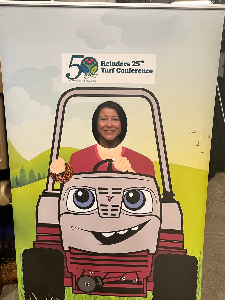Reindersinc's tweet photo. One hand on the @ventrac, the other hand on a famous #TurfCon22 donut #priorities
Post a selfie of you riding on the Happy Ventrac (located in the arena) to be entered to win a $200 Cabela's gift card.
Must include @Reindersinc @ventrac and #TurfCon22 to be entered to win! https://t.co/3TQMYOTfeZ