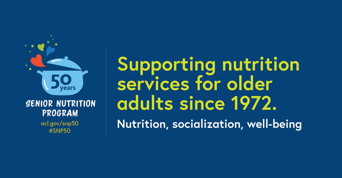 NCOAging's tweet photo. Thank you everyone for participating in our first #NCOAchat, including our speakers @KCameronNCOA, @JoshMHodges, &amp; @KristenMKiefer. Keep the tweets coming &amp; let us know your thoughts on #Nutrition and how @ACLgov's #SeniorNutritionProgram has served your community! #SNP50 https://t.co/dK4cHvI48b