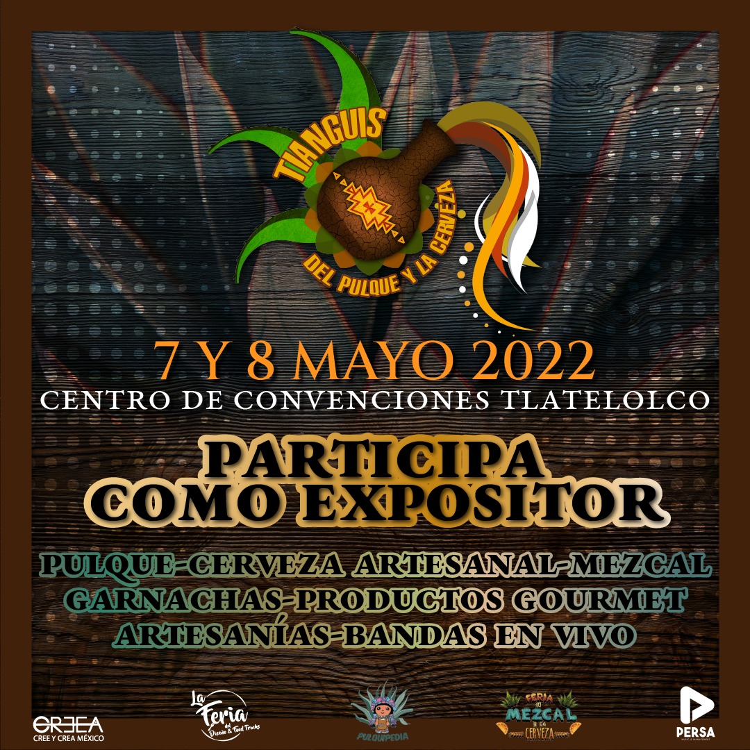 Vamos a celebrar a la reina del hogar como se lo merece y la mejor forma es con una jarrita de pulque bien fria y puliendo la pista!! 💐🌹✨
Tianguis del Pulque y La Cerveza 2022 - DIA DE LA MADRE 💐🌹🌻✨

Participa como expositor 🍺🍷🥃🍸🍹