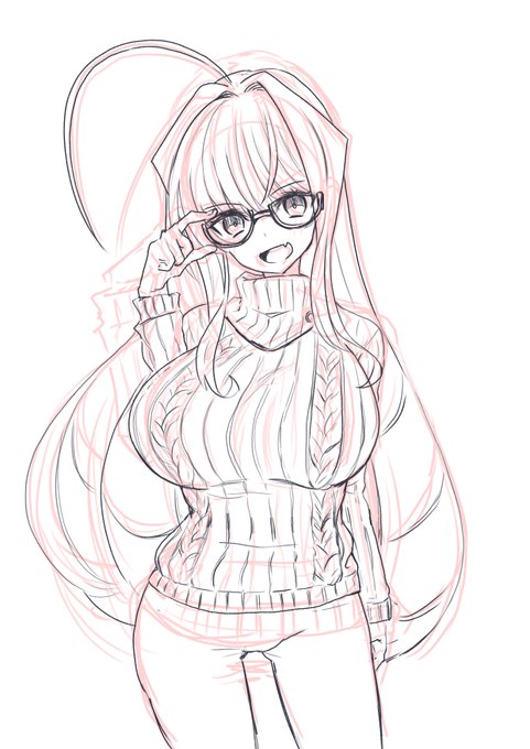 君、下書きよりおっぱいでかくなってない? 