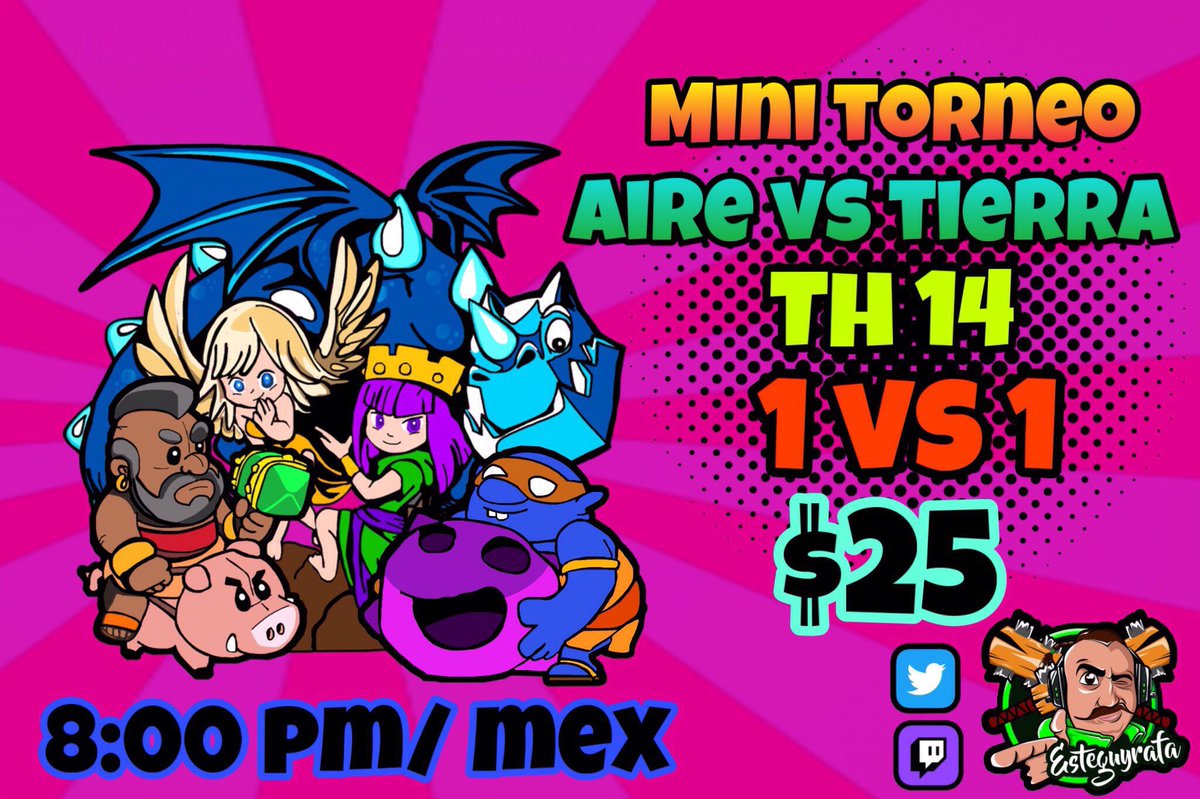 🔥Mini Torneo🔥
3/15 @ 20:00 🇲🇽
Inscripciones por discord discord.gg/2EVBSzMB
Reglas y formato de torneo en discord. Están invitados 🙏🏾‼️