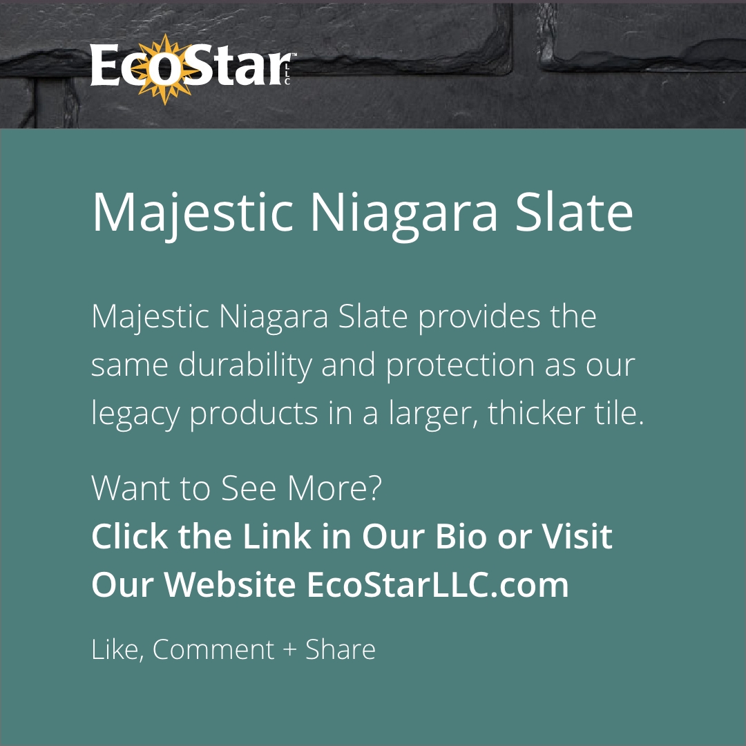 EcoStarLLC's tweet photo. They say everything is bigger in Texas. This home in McKinney, TX chose our Majestic Niagara Slate in a larger, thicker tile to save materials and installation time. 

Check out our Majestic Niagara Slate: https://t.co/hJ0BOqRIWB

#property #renovation #homeimprovement https://t.co/Ct1HQ5DRzU