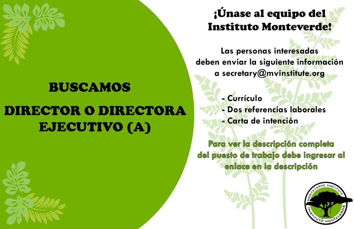 Para ver la descripción completa del puesto, ingrese al enlace lnkd.in/dpm3-784

To see the complete job description, access the link lnkd.in/dmiYMyPD

¿Consultas? Questions? Contacto: 2645-5053, ext. 108, con Silvia Morales.