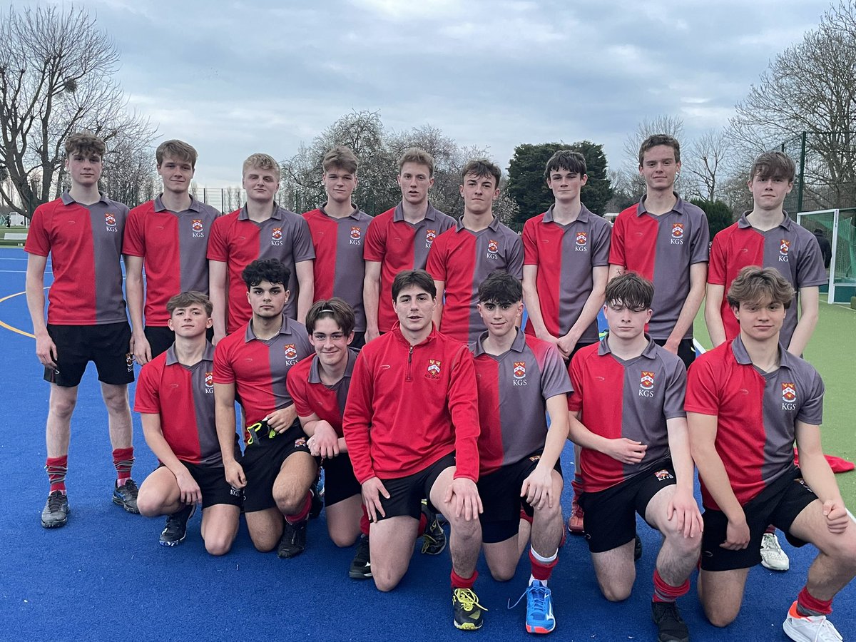 Brilliant performance from the 1st XI boys’ who qualified through to the <a href="/BoysISHC/">inspiresport Boys ISHC 🏑</a> semi-finals with a 4-1 win today. Top 4 in the country (x2) @KGS_Hockey #KGSSport