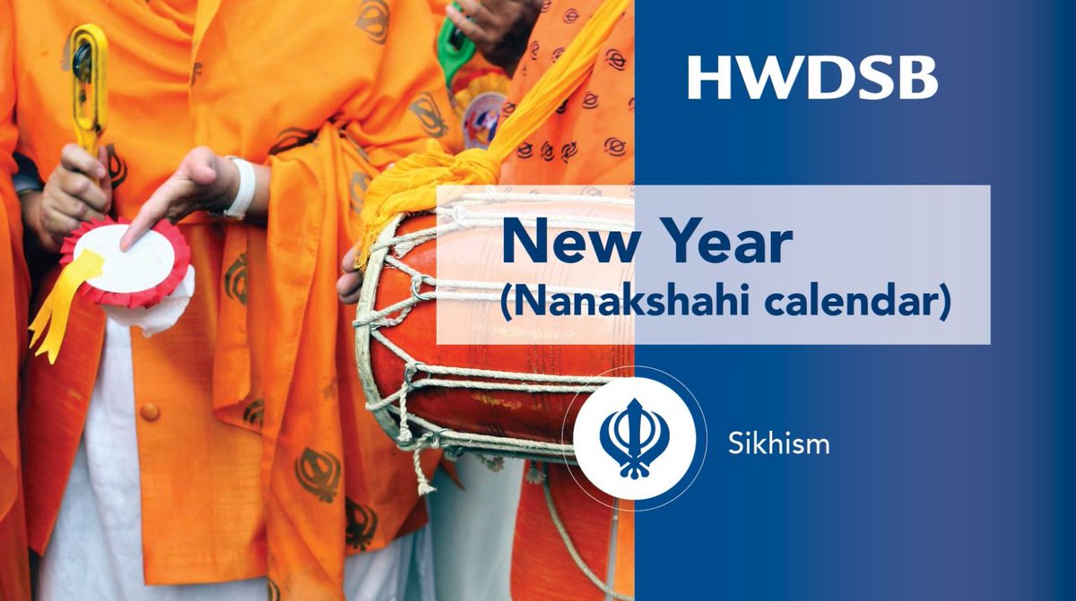 HWDSB's tweet photo. Today is the Sikh New Year in the Nanakshahi calendar! We wish you great health, reflection, growth, togetherness, and peace. https://t.co/En71mwQBfz