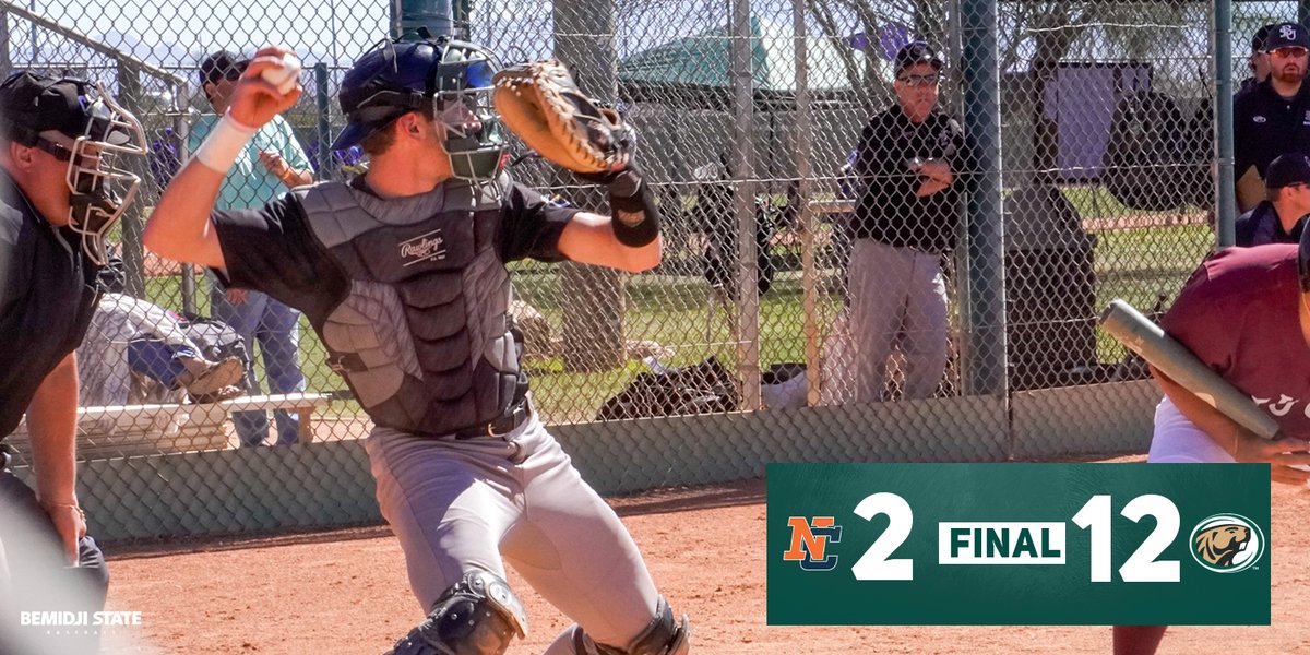 BSUBeaversBase's tweet photo. Game WON

Northland - 2
#BeaverTerritory - 12
Final/7

#NSICBase https://t.co/drJ8hXNicO