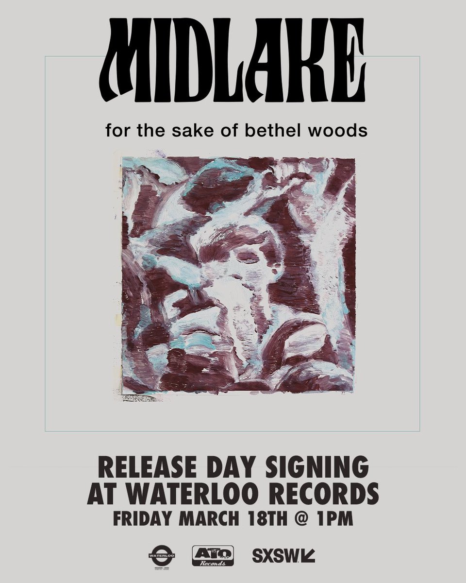 We’re thrilled to announce that <a href="/MidlakeBand/">midlake</a> will be in the store on Friday, March 18th at 1pm! The band will be signing copies of their newest album, FOR THE SAKE OF BETHEL WOODS - released that day!

Check out Midlake's SXSW show schedule for live listings during the festival!