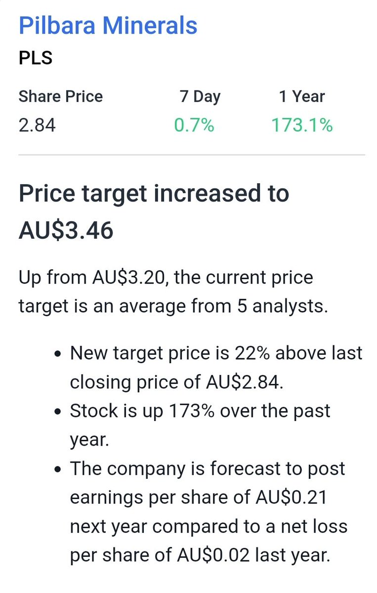 JasonduPreez13's tweet photo. Always check on your portfolio individual companies to see if everything is still in good order.
@PilbaraMinerals @EasyEquitiesAUS
@simplywallst https://t.co/GX8LPZ5i28