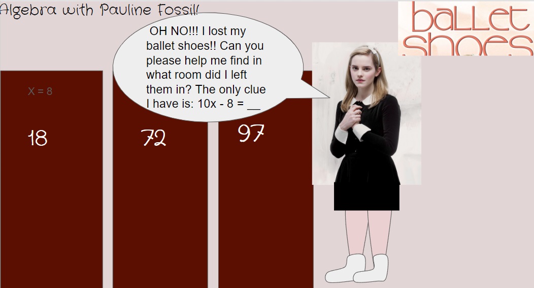 ferteaching's tweet photo. Hello @EmmaWatson! My students made this presentation for you to solve. They are reviewing #Algebra. Do you like it? They are dying to know! #BigFanFavorite #schools #futureready204 #5thgrade https://t.co/mhGOcZQk3A