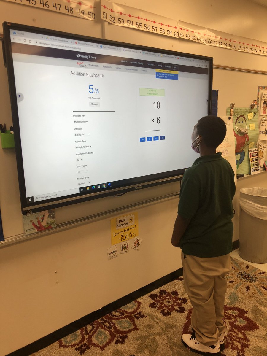 KatieWa56245308's tweet photo. Multiplication Fact Match!! We learning those multiplication facts @ShumanScholars https://t.co/Hwayuazn4m