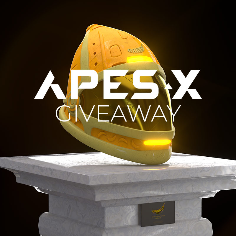 APES_X_'s tweet photo. Final giveaway with helmets! Results 12.03.22
RULES:
1β£Like, retweet, comment
2β£Follow @APES_X_ and @Cornflakens
Also join channels for news and future giveaways:
Discord https://t.co/97FFuMKAmJ
News https://t.co/in123S3Taf
#NFT #APES_X_ #NFTCommunity #giveaway #Singular #RMRK https://t.co/vmyMuiGYUm