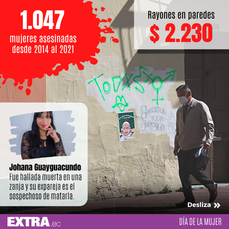 DiarioExtraEc's tweet photo. 😡¡QUÉ RABIA! El Municipio de #Quito hizo un listado de los daños al patrimonio cultural, tras la marcha por el #DíadelaMujer, que fue reprimida por la Policía. El tío EXTRA le añadió, a estos actos de vandalismo, cifras de violencia de género y casos de femicidio. Desliza. 👇🏽