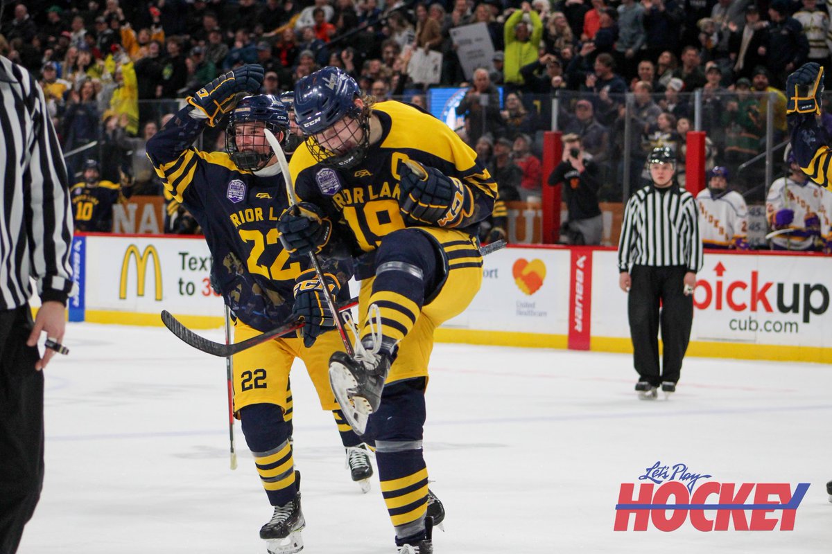 LetsPlay_Hockey's tweet photo. Boys Class AA Quarterfinal

FINAL

Prior Lake 6, #2 Cretin-Derham Hall 0

A historic five goal game from Mr. Hockey finalist Alex Bump sends unseeded Prior Lake into the semifinal round! https://t.co/SUUgYmABeC