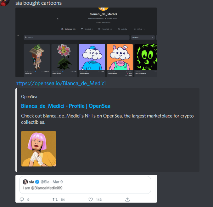 OlssonsNicklas's tweet photo. LEEETS GOOOO, SIA IS IN NOW ITS UR TURN.
@cartoonsnft https://t.co/Kootjgd7K3