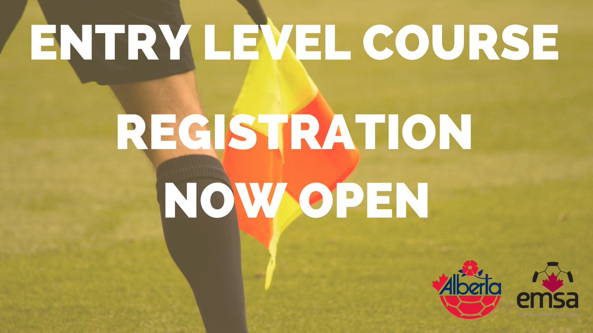 Calling all prospective referees 14 years or older! #EMSA MAIN will host two ENTRY LEVEL COURSES for those who would like to referee U11 8V8, U13 and older 411v11, or act as an assistant referee at any level! bit.ly/3hHSatc #Soccer